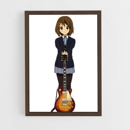 ap-yui hirasawa-1 cadre Bois foncé