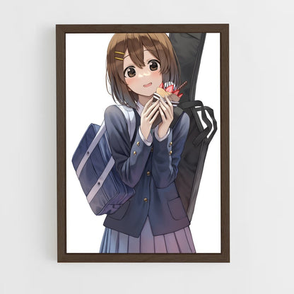 ap-yui hirasawa-2 cadre Bois foncé