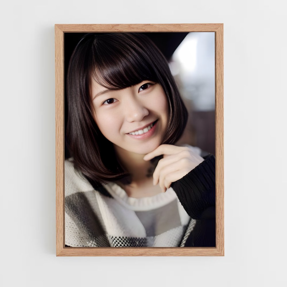 ap-yui yokoyama-6 cadre Bois clair