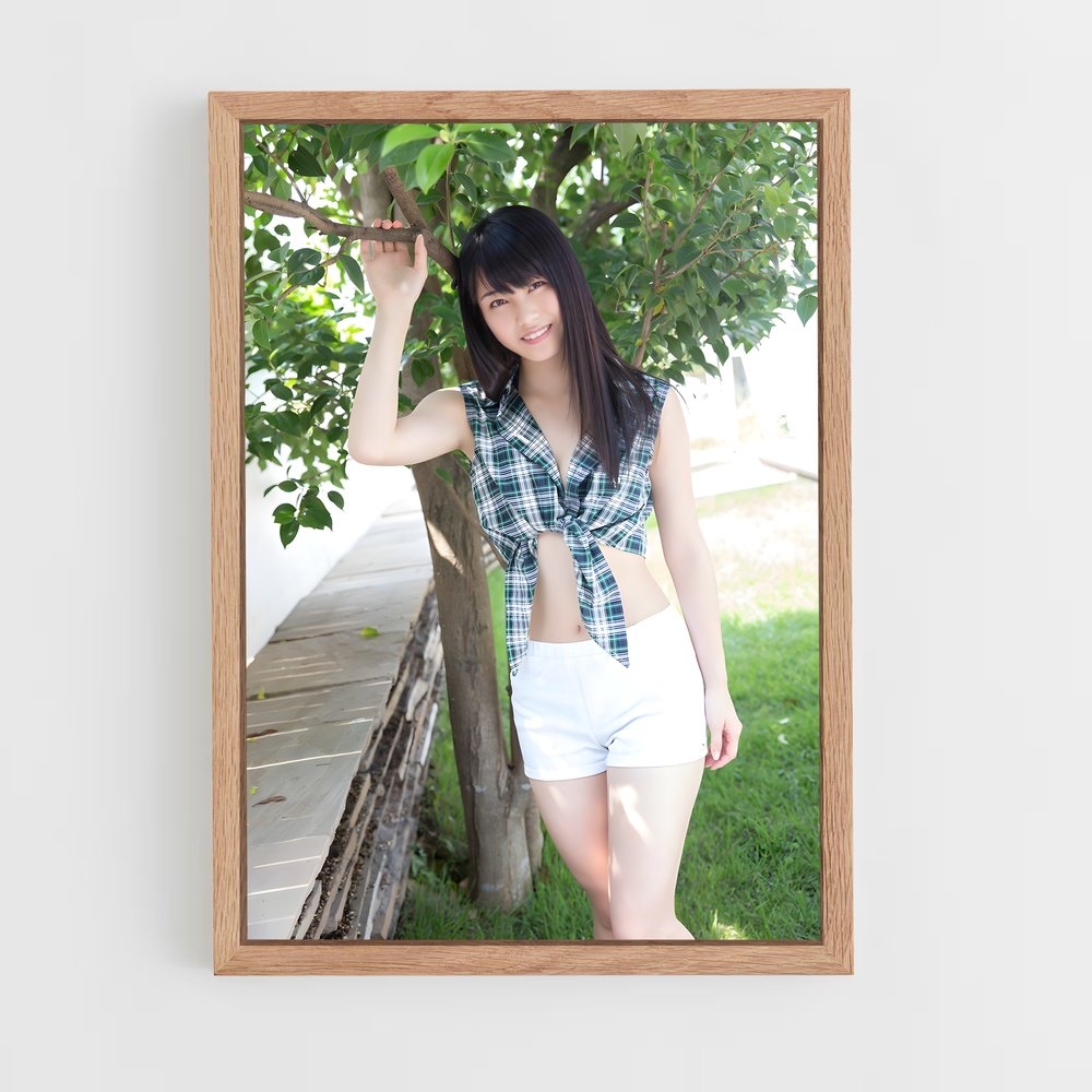 ap-yui yokoyama-7 cadre Bois clair