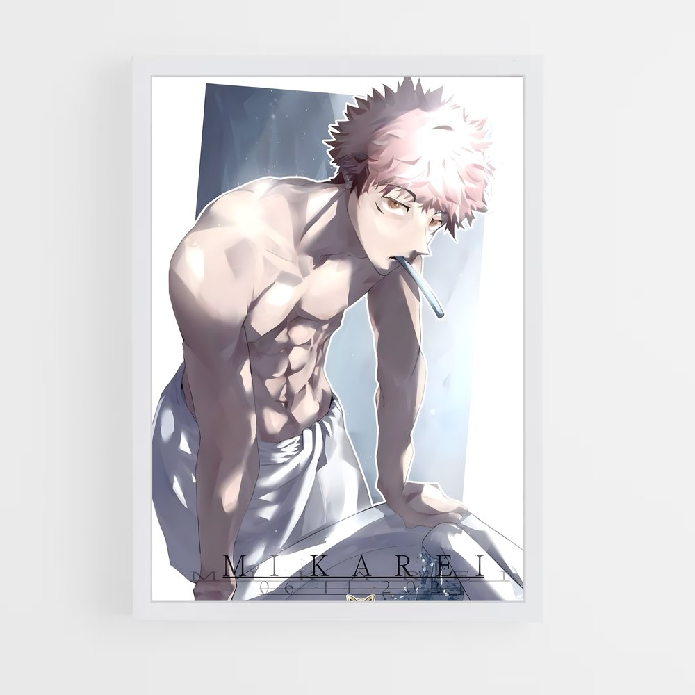 ap-yuji itadori-5 cadre Blanc