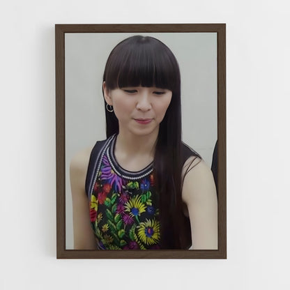 ap-yuka kashino-5 cadre Bois foncé