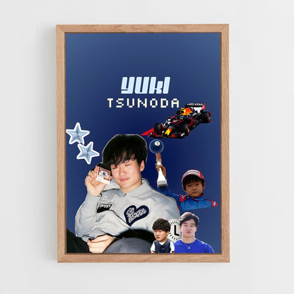 ap-yuki tsunoda-6 cadre Bois clair