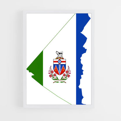 ap-yukon flag-1 cadre Blanc