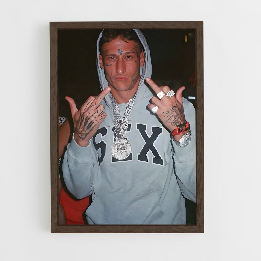 ap-yung beef-6 cadre Bois foncé