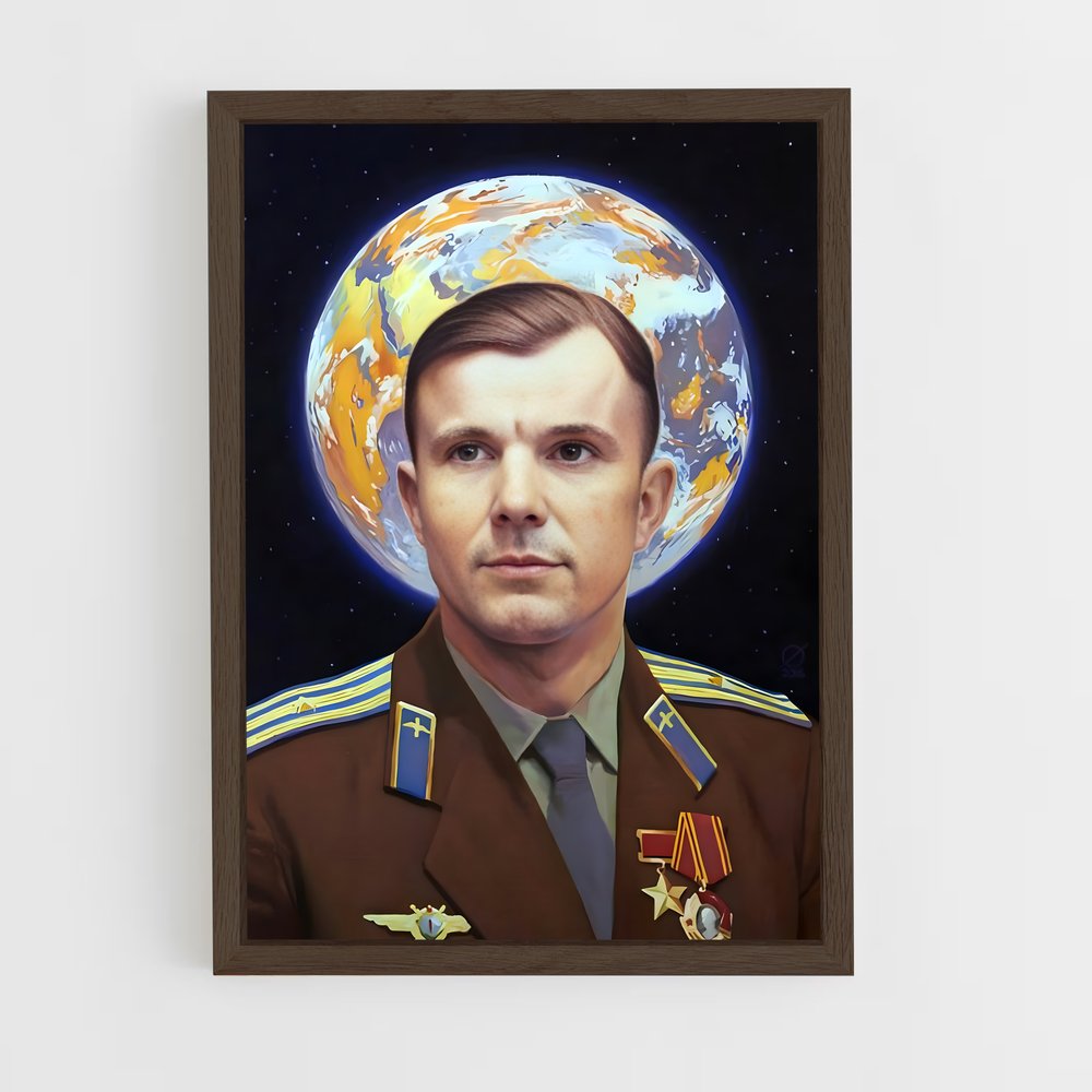 ap-yuri gagarin-5 cadre Bois foncé