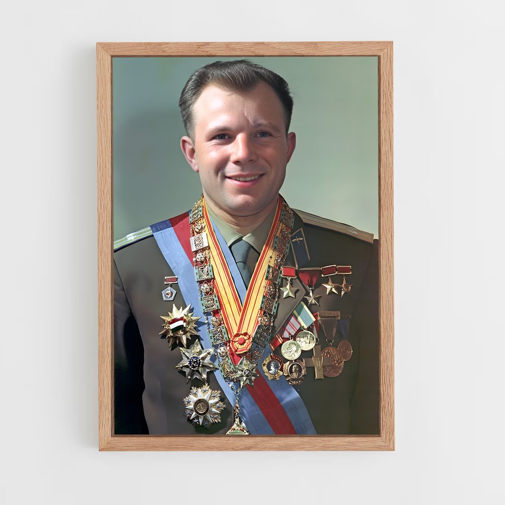 ap-yuri gagarin-6 cadre Bois clair