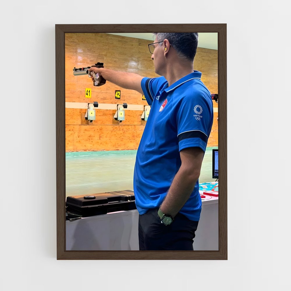 ap-yusuf dikec-1 cadre Bois foncé