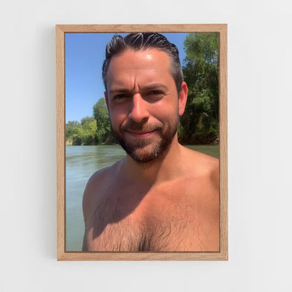 ap-zachary levi-6 cadre Bois clair