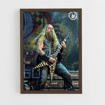 ap-zakk wylde-4 cadre Bois foncé