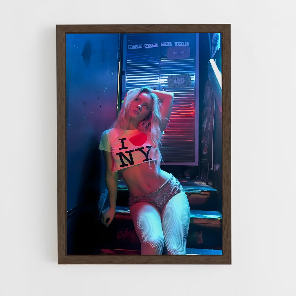 ap-zara larsson-3 cadre Bois foncé