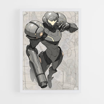 ap-zero suit samus-3 cadre Blanc