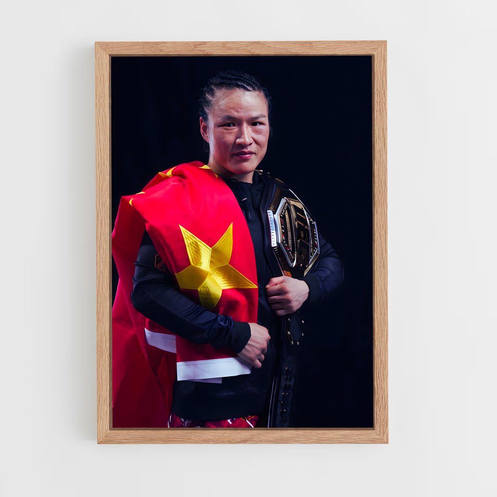 ap-zhang weili-8 cadre Bois clair