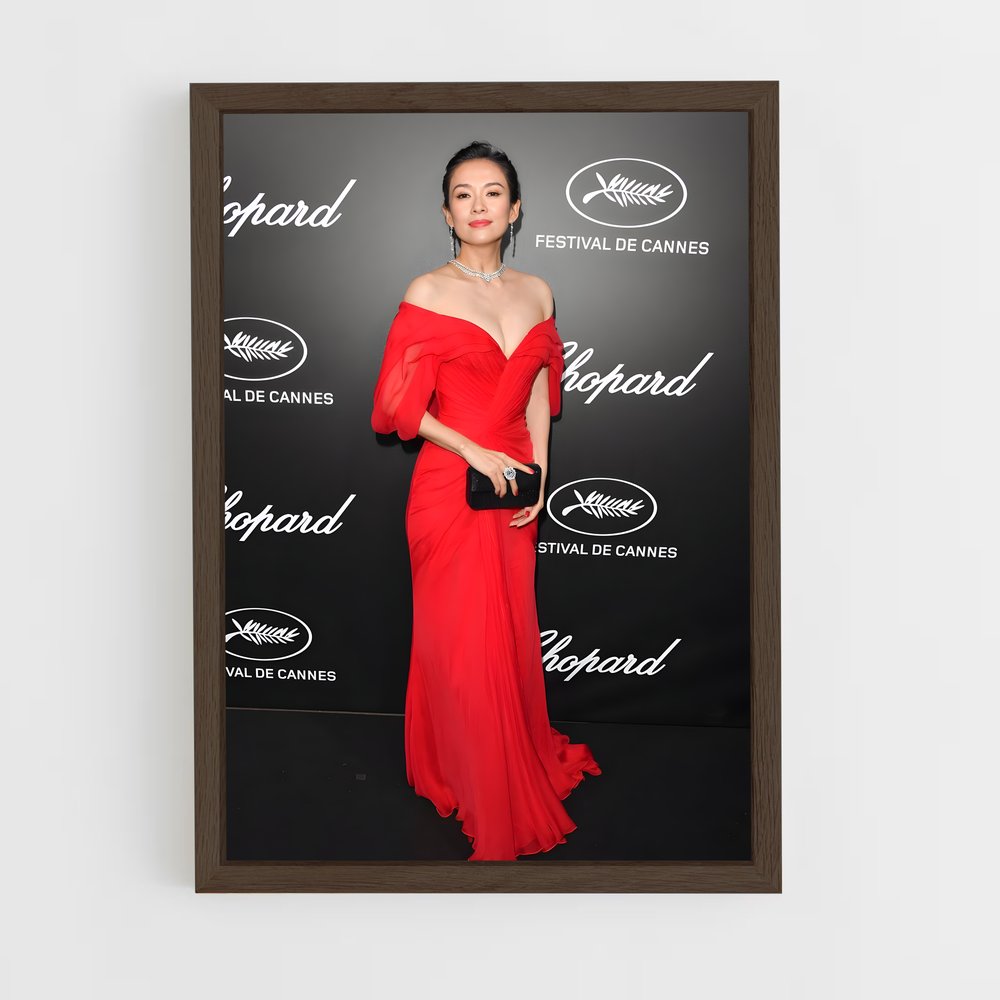 ap-zhang ziyi-2 cadre Bois foncé