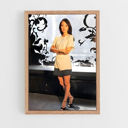 ap-zhang ziyi-4 cadre Bois clair