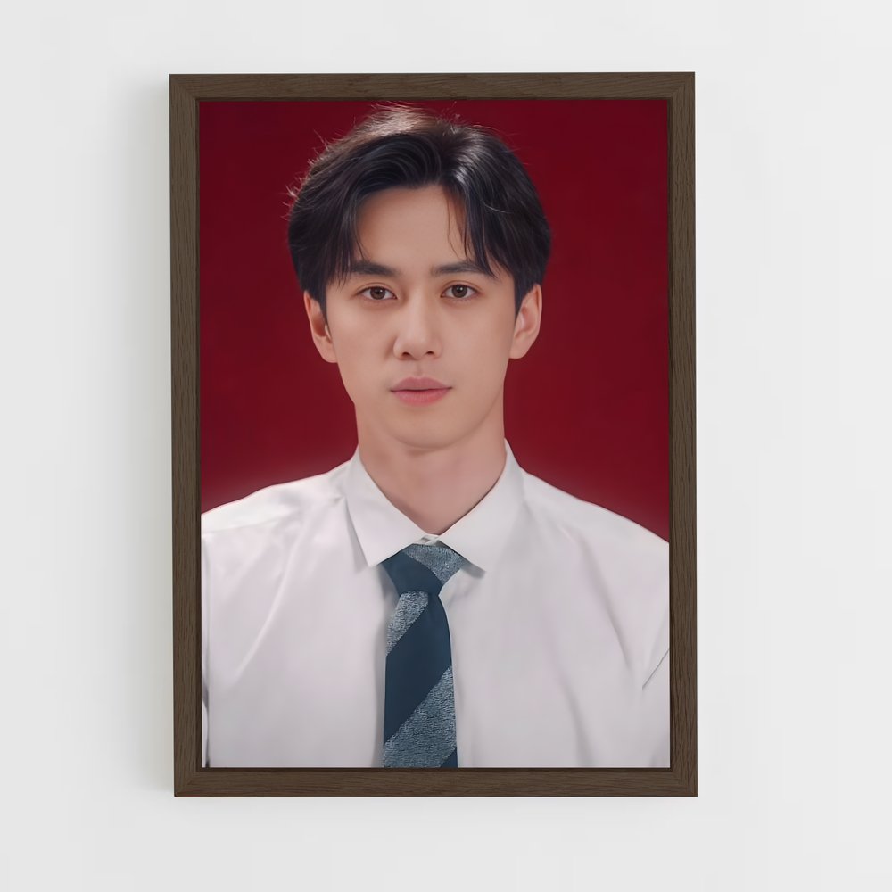 ap-zheng jianpeng-1 cadre Bois foncé