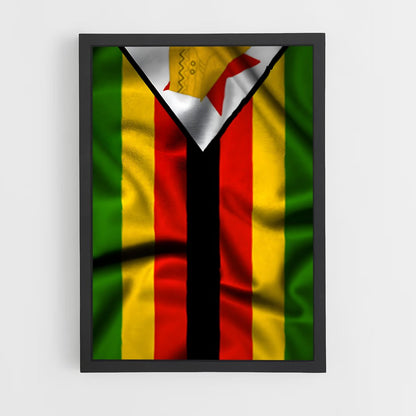 ap-zimbabwe flag-1 cadre Noir