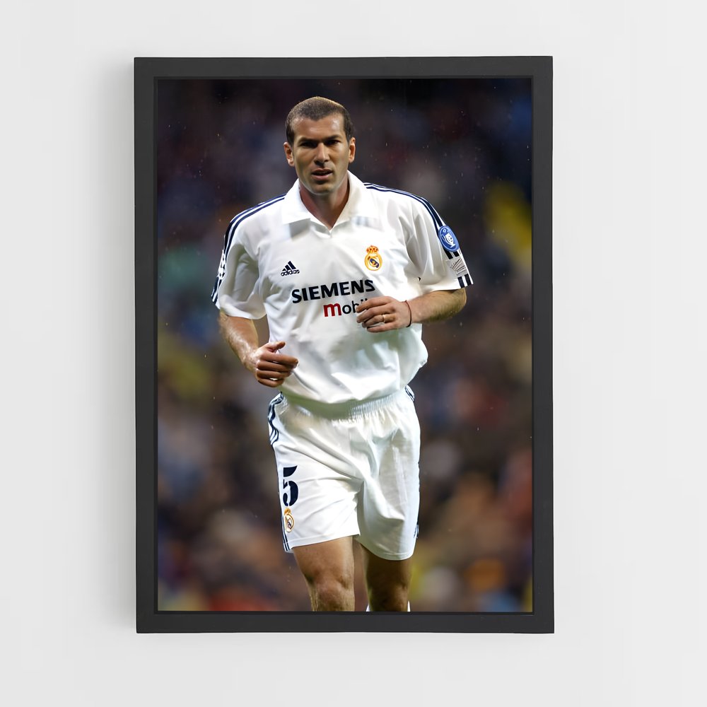 ap-zinedine zidane-7 cadre Noir