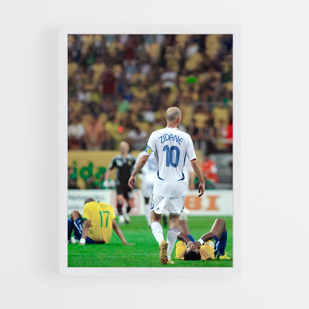 ap-zinedine zidane-9 cadre Blanc