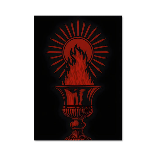 Poster Flamme Zoroastrienne