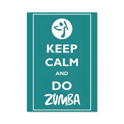 Poster Keep Calm and Zumba