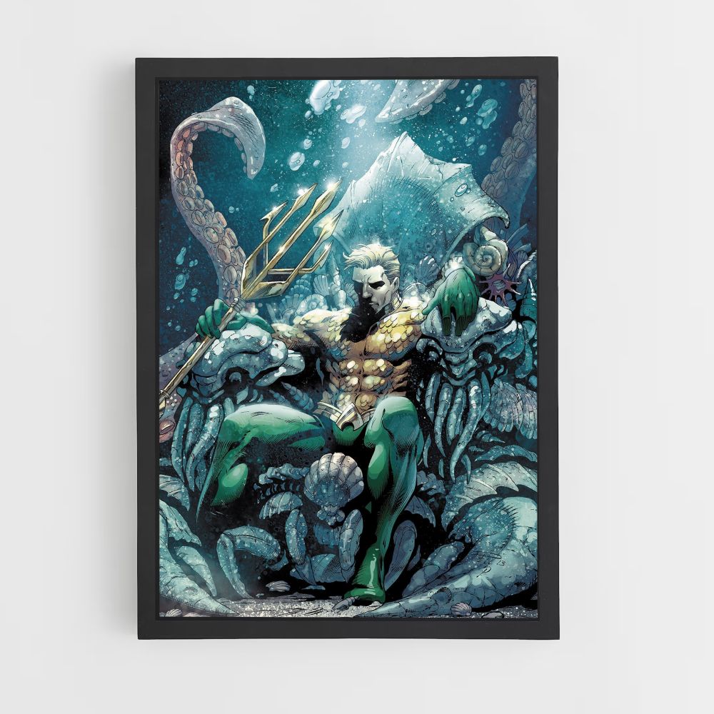 Poster Aquaman Trone