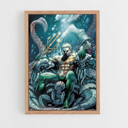 Poster Aquaman Trone