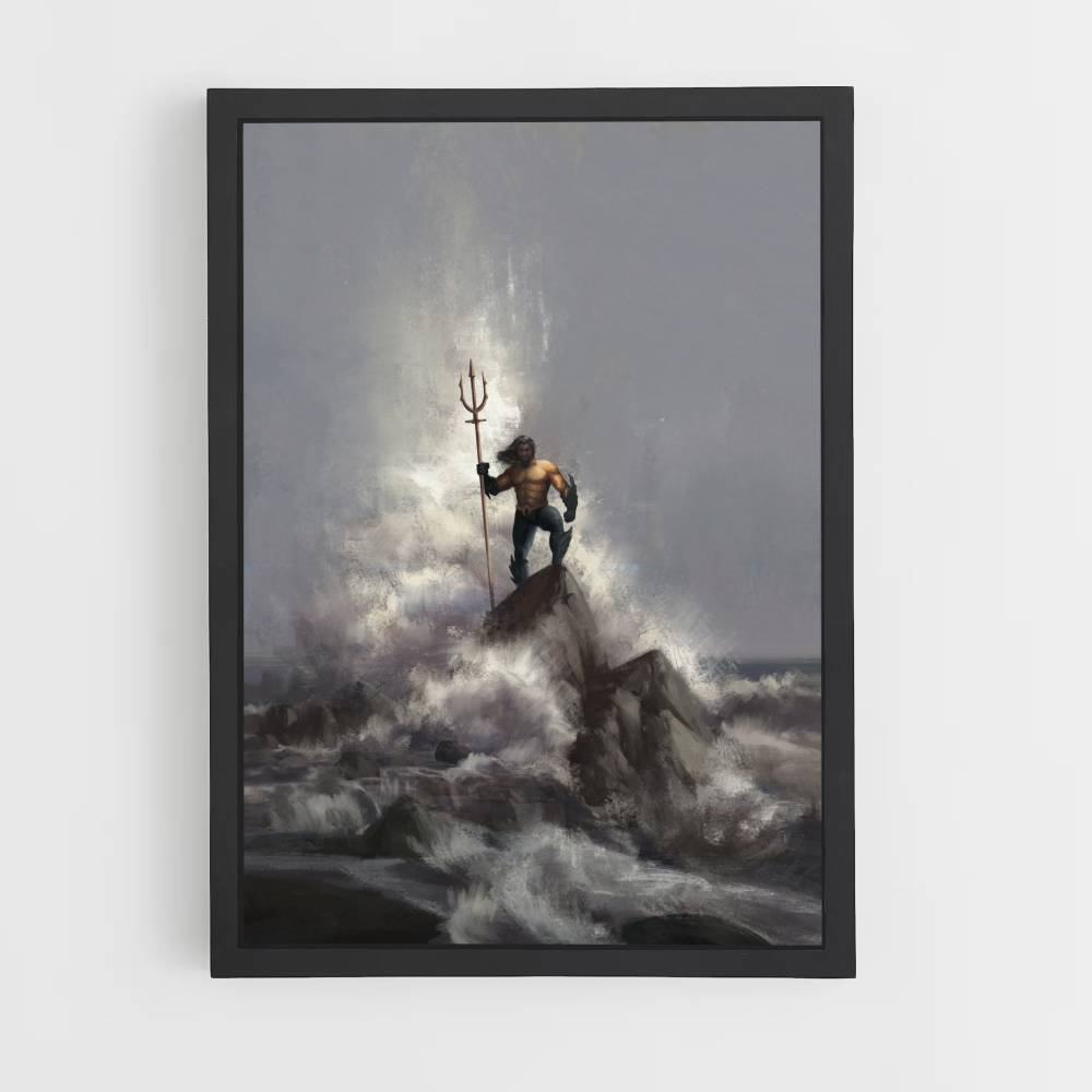 Poster Aquaman Peinture