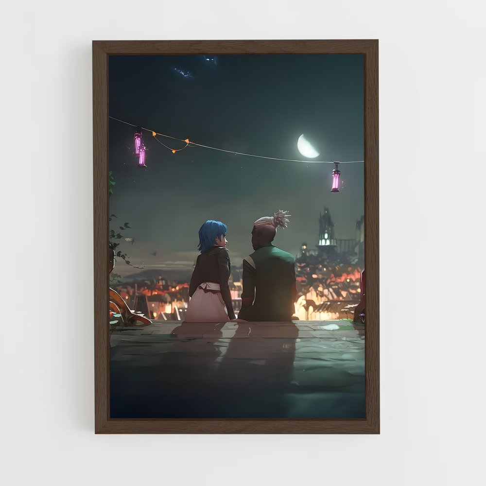 arcane-10 cadre Bois foncé