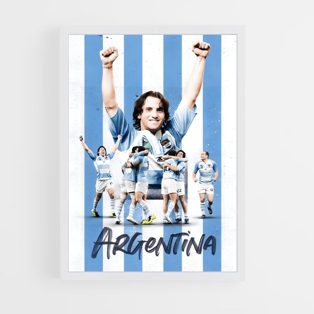 argentina-rugby-4 cadre Blanc