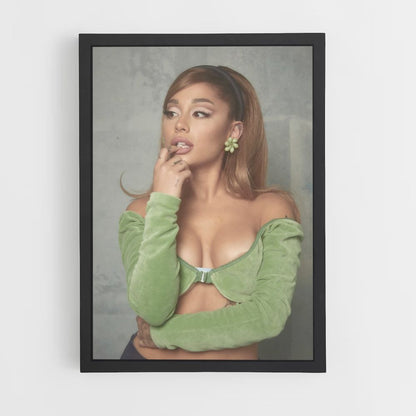 Poster Ariana Grande Vert