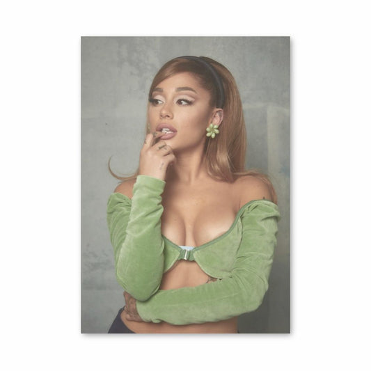 Poster Ariana Grande Vert