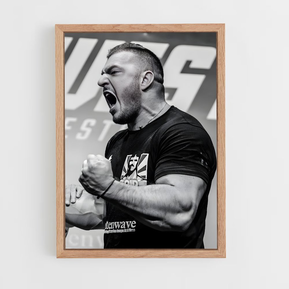 armwrestling-1 cadre Bois clair