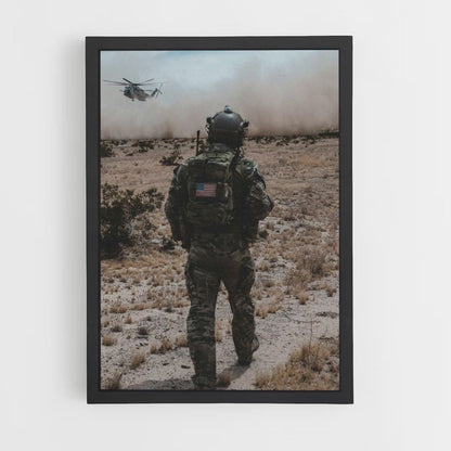 Poster Militaire Américain