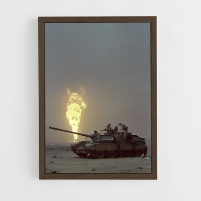 army-5 cadre Bois foncé