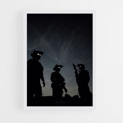 Poster Militaire Nuit