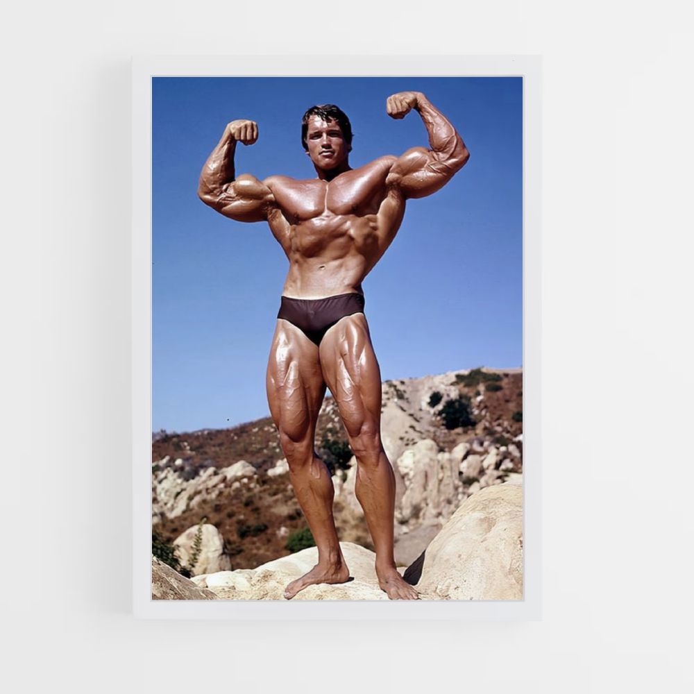 Poster Arnold double biceps