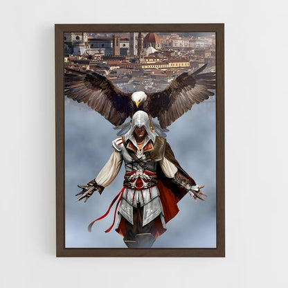 assassins-creed-1 cadre Bois foncé