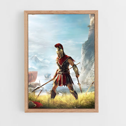 assassins-creed-10 cadre Bois clair