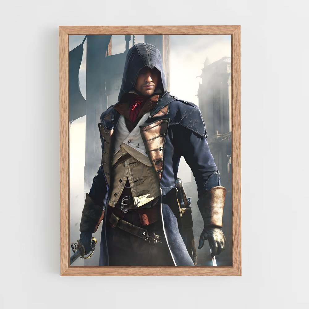 assassins-creed-2 cadre Bois clair