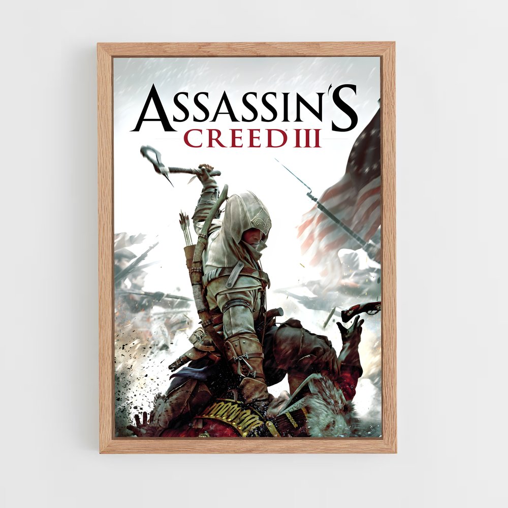 assassins-creed-7 cadre Bois clair