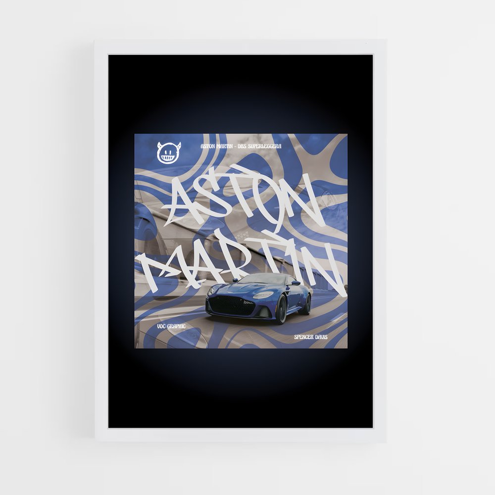 aston-martin-1 cadre Blanc