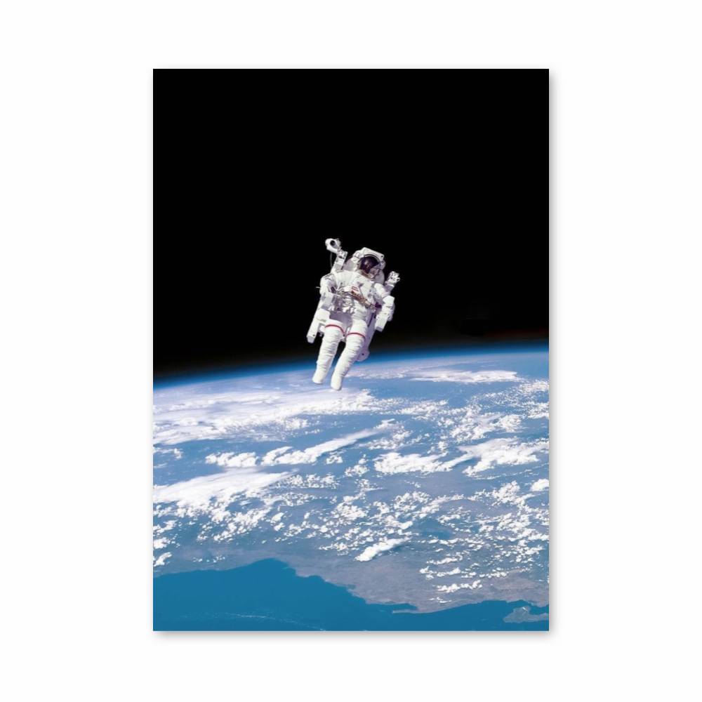 Poster Astronaute Terre