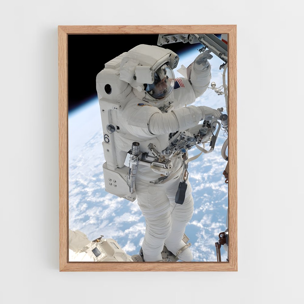 astronaut-7 cadre Bois clair