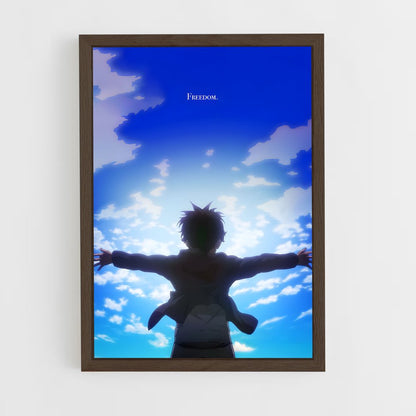 attack-on-titans-1 cadre Bois foncé