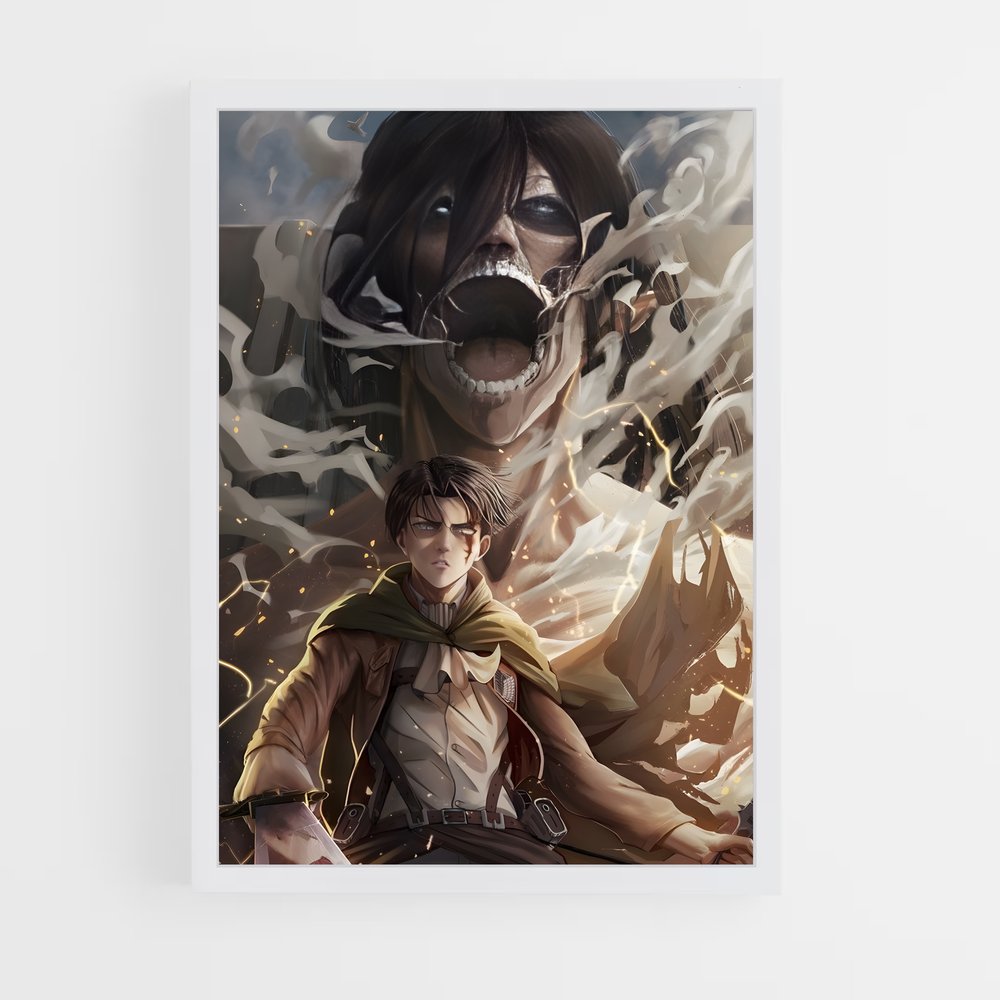 attack-on-titans-13 cadre Blanc