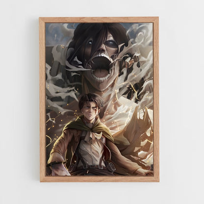 attack-on-titans-13 cadre Bois clair