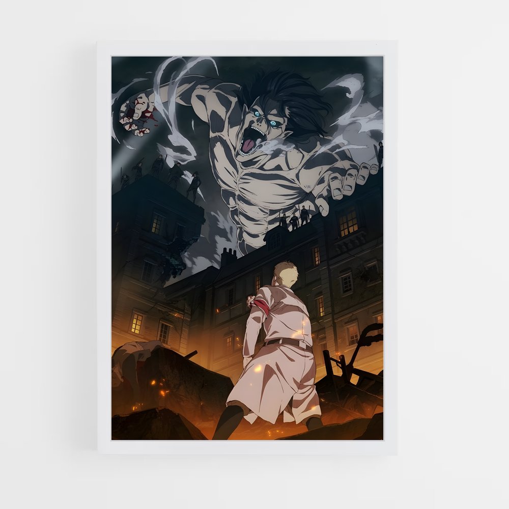 attack-on-titans-16 cadre Blanc