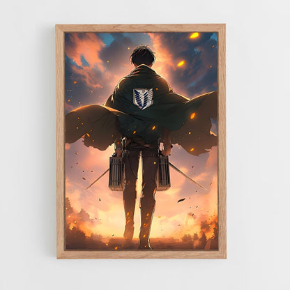 attack-on-titans-17 cadre Bois clair