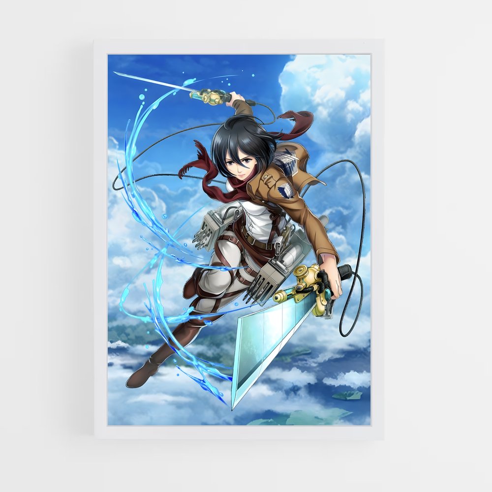 attack-on-titans-2 cadre Blanc